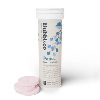 Bubbl & Co Pause Sleep Saviour | Natural Sleep Support | Plant Extracts, Magnesium Bisglycinate, L-theanine (10 Drinks)
