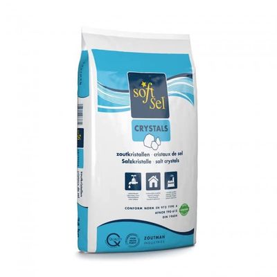soft sel 25Kg Salt Crystals | Water Softener Tablet | Food Grade | Compatible to All Tablet Salt Water Softener Machines