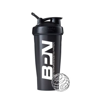 BARE PERFORMANCE NUTRITION BlenderBottle Shaker Bottle, 28 oz Shaker Bottle with Wire Whisk, Black