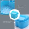 Denture Case, Denture Cup with Strainer, Denture Bath Box Teeth Storage Box with Basket Net Container Holder for Travel view 4