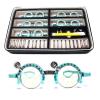 18Pcs Optical Trial Lens Set Optical Equipments Progressive Trial Lens Set Eye diopter measurement equipment with 5 optometric trial frames(Color:,Size:37 * 23 * 7cm) view 2