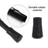 12 Pcs Walking Stick Rubber Tips, Trekking Pole Tips Replacement Protectors, 11mm Hole Diameter Rubber Tips for Walking Sticks Hiking Trekking Poles (Black) view 4