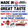 TOPPDOGZ Slush Snow Cone Syrup 1 Litre APPLE flavour slushie slushy snowcone view 4