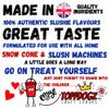 TOPPDOGZ Slush Snow Cone Syrup 1 Litre Mango slushie slushy snowcone view 4