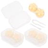 Baluue 3pcs Lens Case Crystal Design Small and Portable for Travel Includes Tools for Soaking and Storage for Daily Use and Go view 1