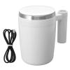 KUIDAMOS 380ml Portable Mixer Cup, USB Charging Automatic Protein Powder Shaker Bottle Magnetic Stirring Mug Stainless Steel Coffee Mixing Cup Electric Protein Shaker view 1