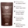 Organic Cacao Powder 900g Ceremonial Low Cadmium Coco Raw & Unsweetened, Single Origin, Ideal for Hot Chocolate & Baking, Available in Bulk, 1kg & 190g Cacao view 3