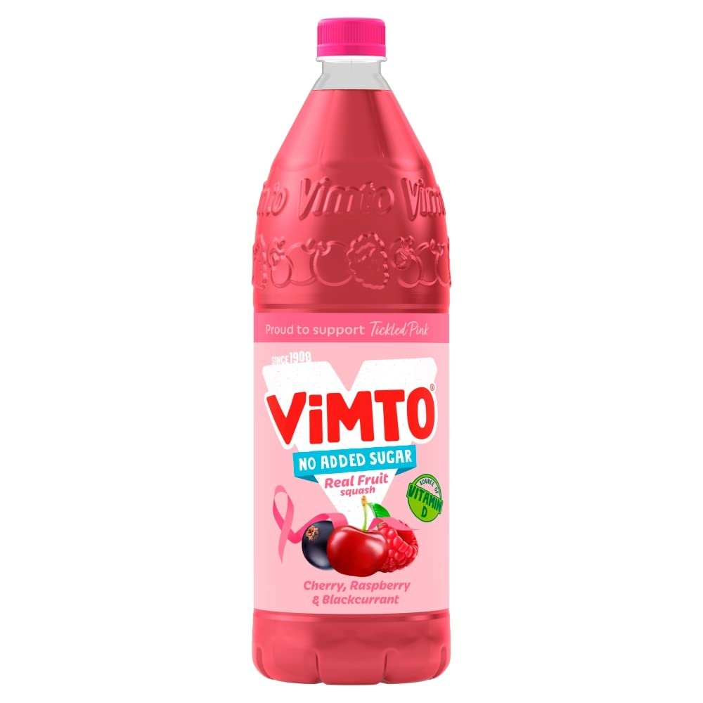 Vimto Cherry, Raspberry & Blackcurrant Real Fruit Squash 2 Litre