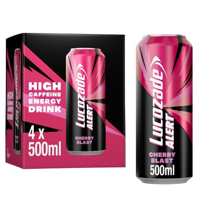 Lucozade Alert Cherry Blast 4 x 500ml