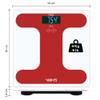 VIBAS iVoice Body Talking Bathroom Scale, for the Blind or the Elderly, Speaks 5 Languages, Clear Voice, with Sound Aids for Orientation, Weight Repetition, Adjustable Volume, Batteries Included view 4