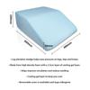 Aidapt Memory Foam Leg Wedge Pillow with Cooling Gel Layer.Post Surgery,Fracture,Reduce Leg Pain,Knee,Hips,Ankle,Swelling,Improve Circulation,Leg Elevation,Removable,Washable Cover. view 2