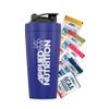 Applied Nutrition Bundle Metal Protein Shaker + 5 Sample Bundle - Sports Supplements Stainless Steel Shaker, Metal Shaker Bottle, Durable & Lightweight (750ml) view 1