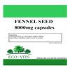Eco-Vits Fennel Seed 8000mg (120 Capsules) Proper Digestion, hormonal Health Wellness view 1
