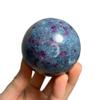 WGPHD meditation home Natural crystal gemstone sphere stone home feng shui meditation decoration (Size : 9-10cm) view 1
