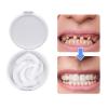 2 Set Fake Teeth Veneer, Instant Veneers Dentures Braces Whitening Cosmetic Tooth Covering Teeth Top and Bottom Clip in Veneers Teeth Temporary Upper and Lower False Teeth for Men and Women view 3