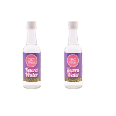 Heera Kewra Water (190ml) Bottle - Sweet, Perfumed and Pleasant Odour (Pack of 2)
