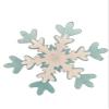 10 XL Precut 3D Edible Wafer Paper Blue and White Snowflakes Cake Toppers - Perfect for Christmas Cupcakes, larger cakes or Table Decorations view 2
