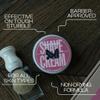 Men Rock Black Pomegranate Shave Cream  Rich Lather & Smooth Finish  Hydrating & Nourishing Shaving Cream for Men  Vegan & Cruelty-Free  Classic Wet Shaving Soap Experience, 100ml view 3