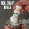 Men Rock Black Pomegranate Shave Cream  Rich Lather & Smooth Finish  Hydrating & Nourishing Shaving Cream for Men  Vegan & Cruelty-Free  Classic Wet Shaving Soap Experience, 100ml view 4
