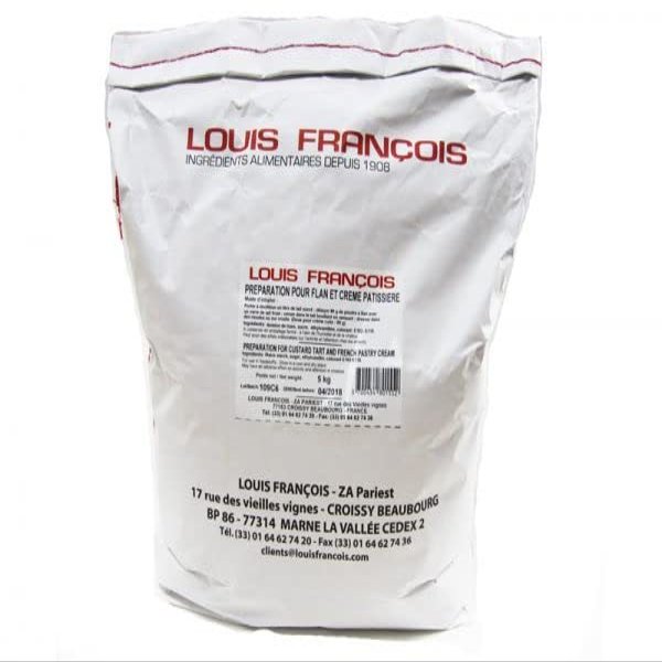 5 KG CREME PATISSERIE HOT PROCESS LOUIS FRANCOIS
