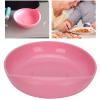 Pongnas Elderly Care Spill-Proof Plate, Latex-Free, Suction Cup Non-Slip, High Back Edge, Ideal for Stroke Patients & Elderly, Red, Rectangular, Medium, Smooth, Solid, Plastic & Rubber Construction view 2