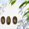 Wholesalegemshop Gemstone Carved Palm Stone/Pocket Palm Stone/Reiki Healing & Crystal Grid for Natural Body Chakra Balancing & Massage Worry Stone, 2 x 1.5 x 0.60 Inches, Gemstone, agate(bronzite) view 1