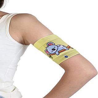 Dia-Band Kids, Armband for CGM Freestyle Libre, Medtronic, Dexcom, Omnipod and more - Comfortable and Reusable Diabetic Armband for Glucose Sensor. (Junior.M (19-21 cm))