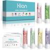 Hion Smell Training Kit, 6 Essential Oils, Olfactory Training Kit Helps Regain Your Sense of Smell, Lemon Mint Rose Grapefruit Clove Eucalyptus Essential Oils with Smell Training Guidebook view 1