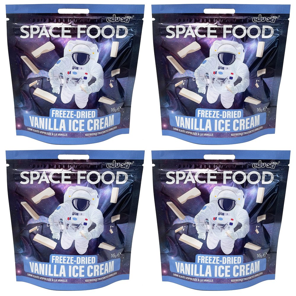 Space Food Freeze-Dried (Vanilla Ice Cream 4 Pack)
