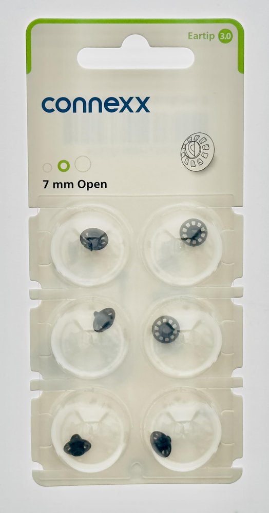 New - Connexx Eartip 3.0 - Open by Signia (Formerly Known as Siemens) (7mm)