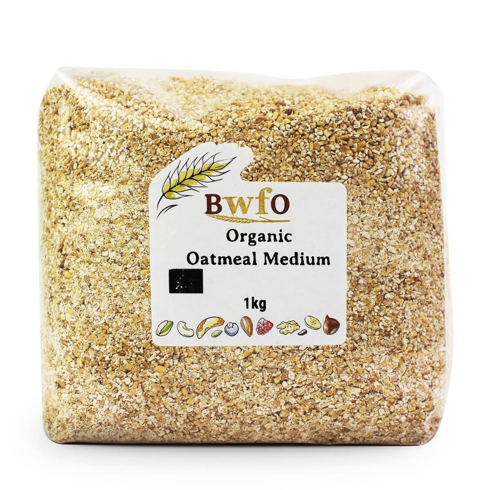 Organic Oatmeal Medium 1kg (BWFO)