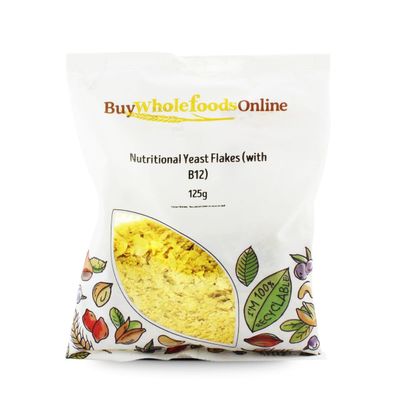 Nutritional Yeast Flakes (with B12) 125g (BWFO)