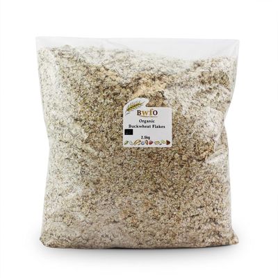 Organic Buckwheat Flakes 2.5kg (BWFO)