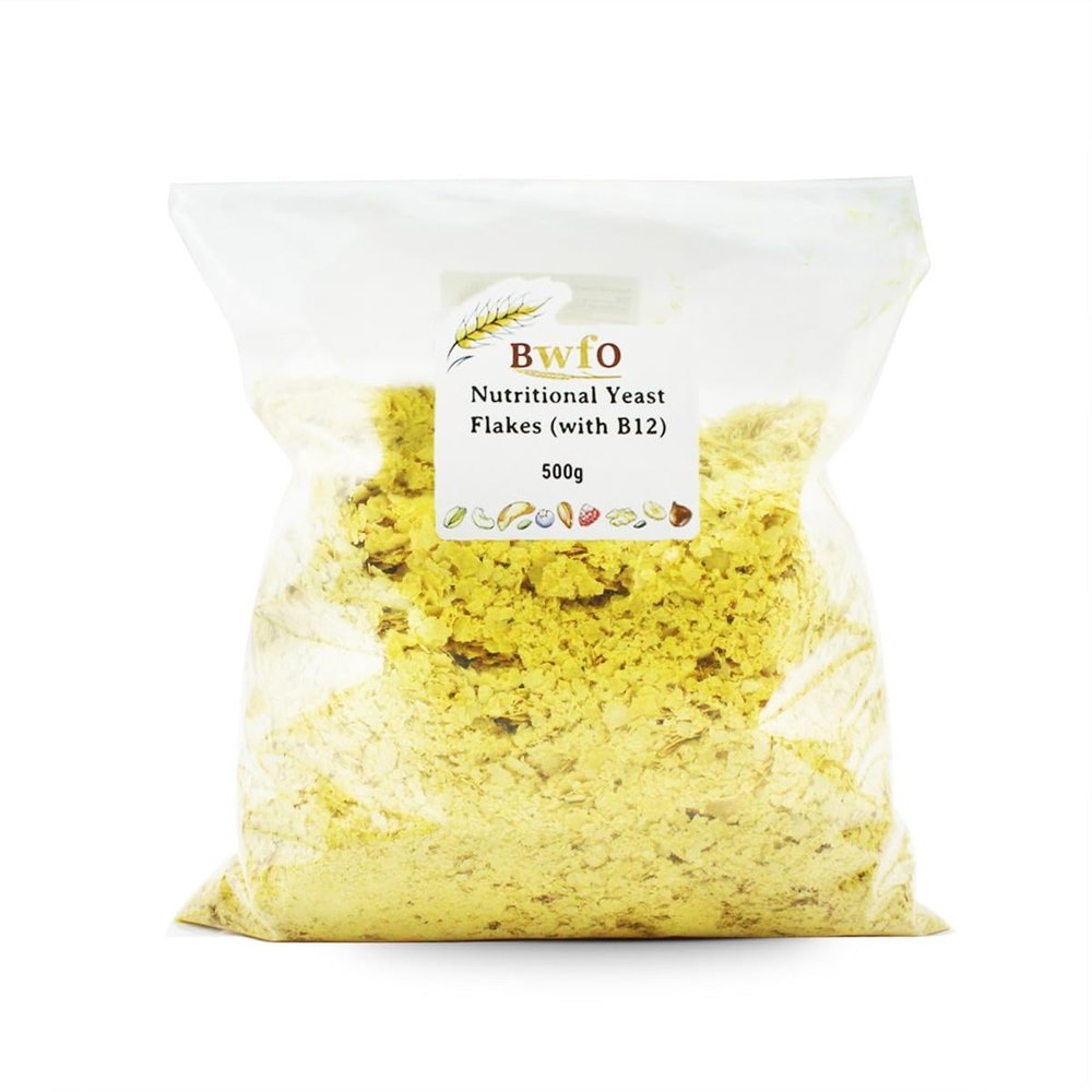 Nutritional Yeast Flakes (with B12) 500g (BWFO)