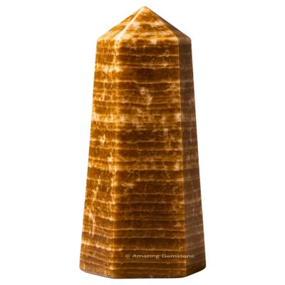 Amazing Gemstone Aragonite Crystal Towers ~ Natural Healing Point Obelisk for Reiki and Grid (2 to 3 INCH)