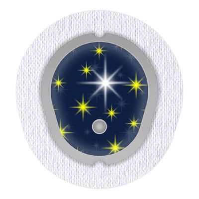 Sticker for Dexcom G7 Sensor 2x Starry Sky myDili Diabetes