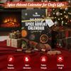 Topline Spice Advent Calendar 2025-24 Seasoning Mixed Herbs and Spices Advent Calendar for Chefs, Foodies, Men & Women  24 Jars of Herbs Culinary Christmas Hamper Gift - Xmas Countdown Present view 2