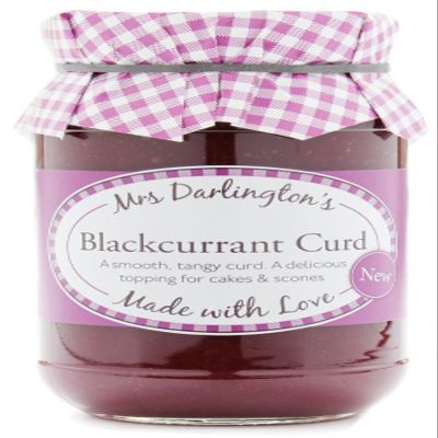 Mrs Darlington's Blackcurrant Curd, 320 g