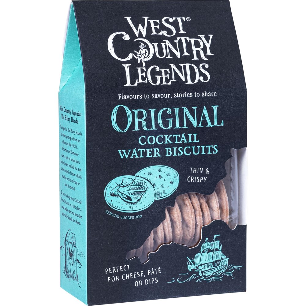 West Country Legends Cocktail Water Biscuits 100g