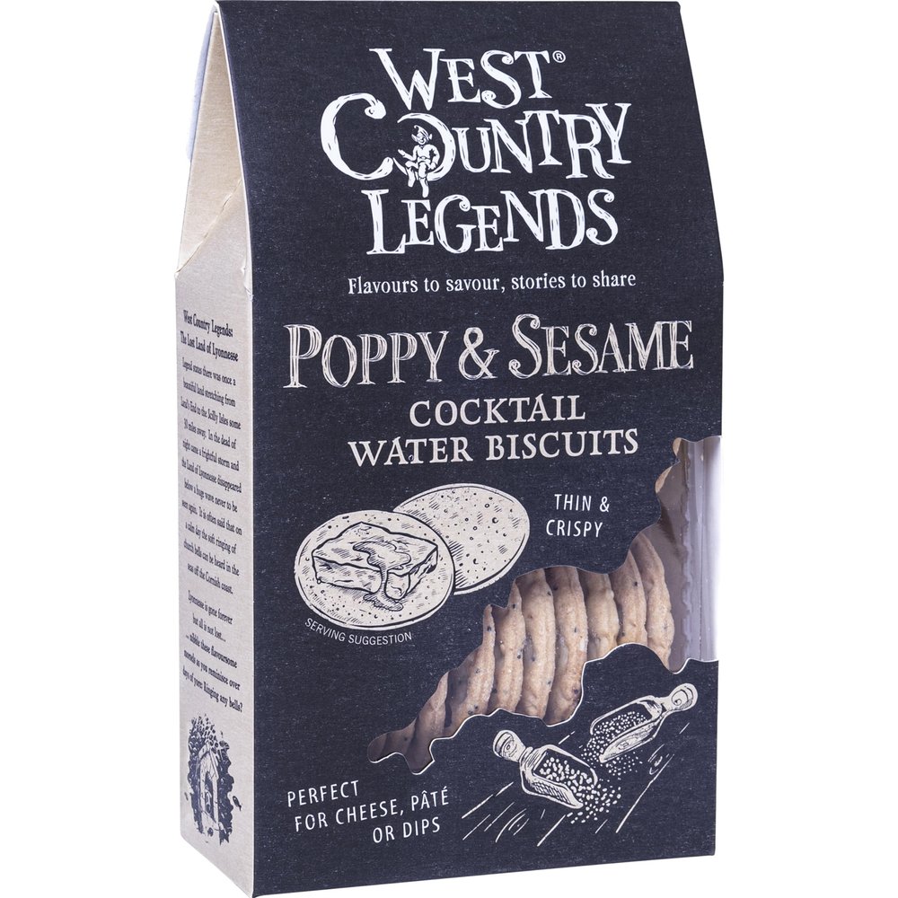 West Country Legends Cocktail Water Biscuits 100g