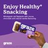 Graze Cocoa Vanilla Protein Oat Flapjacks, Vegetarian Healthy Snacks, High in Fibre, 3 Bars per Punnet, Whole Oats & Natural Flavours (9 x 53g Snacks) view 3