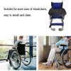 KLZUOPT Electric Heated Blanket Wheelchair Tray Plastic Thickening Wheelchair Lap Universal Trays Desk Fit for Manual Powered or Electric Wheelchairs Wheelchair Tray Table Accessories view 3
