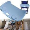 KLZUOPT Electric Heated Blanket Wheelchair Knee Tray Table, Wheelchair Accessories with Cup Holder, Universal Tray Table Suitable for Manual or Electric Wheelchair Portable Children's Chair view 3