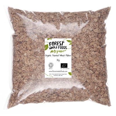 Organic Toasted Wheat Flakes - Forest Whole Foods (1kg)