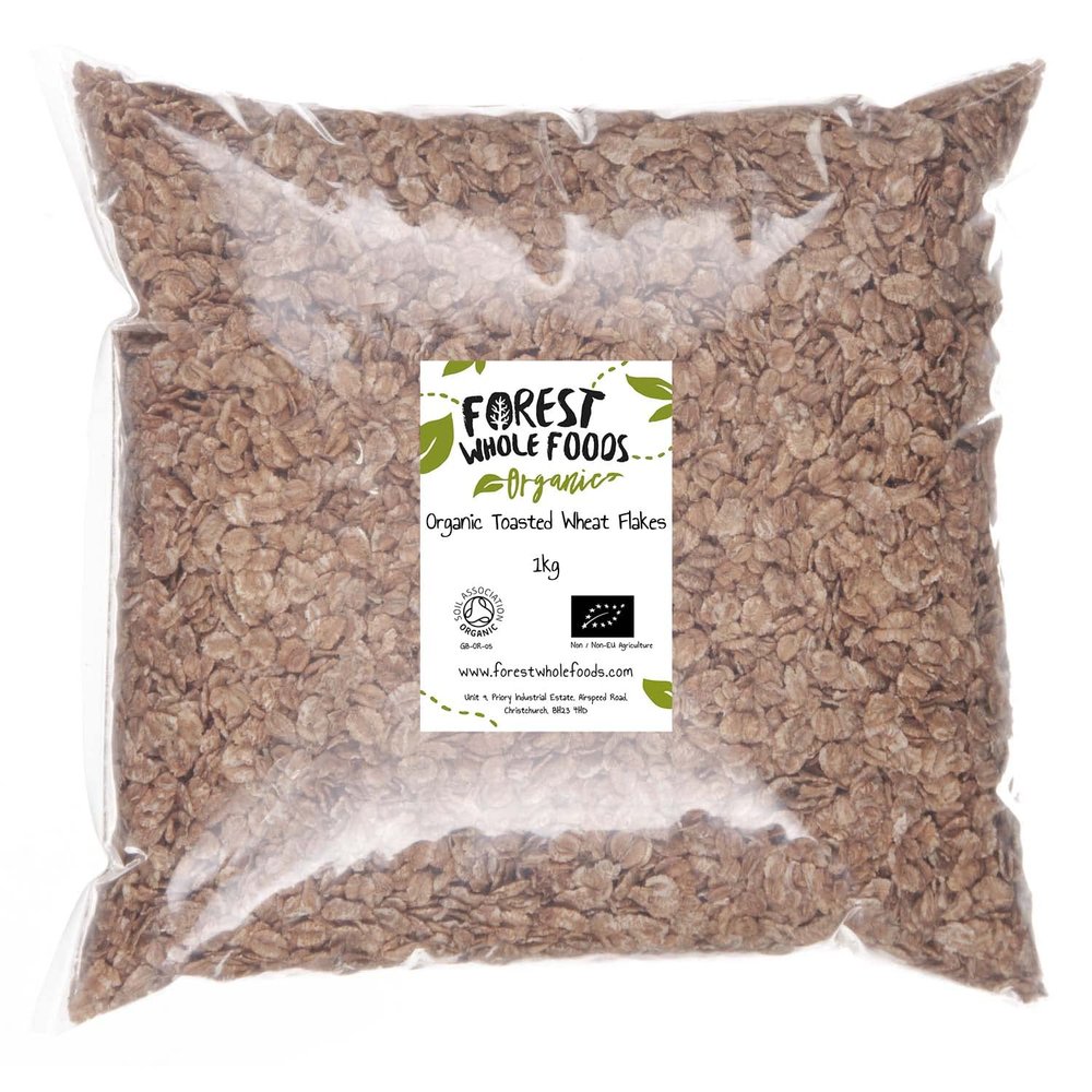 Organic Toasted Wheat Flakes - Forest Whole Foods (1kg)