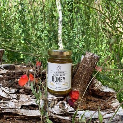 British Wild Countryside -  Great Taste Award Winning - Pure and Natural, British Honey/UK Honey (227g Glass jar)