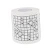 Alipis Sudoku Printed Toilet Paper Roll 4pcs Creative Tissue Roll Bathroom Funny Novelty Soft Tissue for Home and Office Use view 1