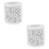 Alipis 2pcs Sudoku Printed Toilet Paper Roll Funny Tissue Paper for Bathroom Home Decor view 2