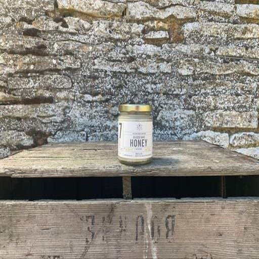 British Luxury Soft Set Honey -  Pure and Natural, British Honey/UK Honey (227g Glass jar)