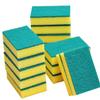 15pcs Kitchen Cleaning Sponge Set Double-Sided Scouring Pads Dishwashing Brush Non-Damaging for Kitchen Bathroom view 1